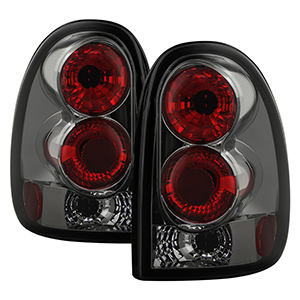 Dodge Chrysler 01-07 Caravan Town & Country Voyager Black Euro Style Tail Lights 